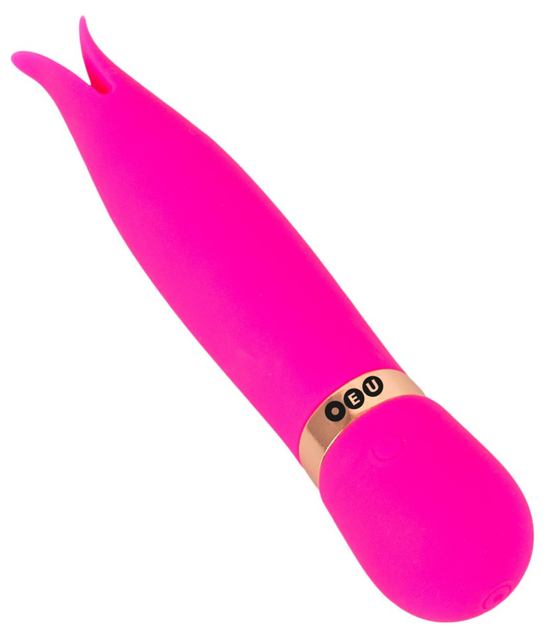 GoSoft Klitorisvibrator mit flexibler Doppelspitze in Pink - Bild 2