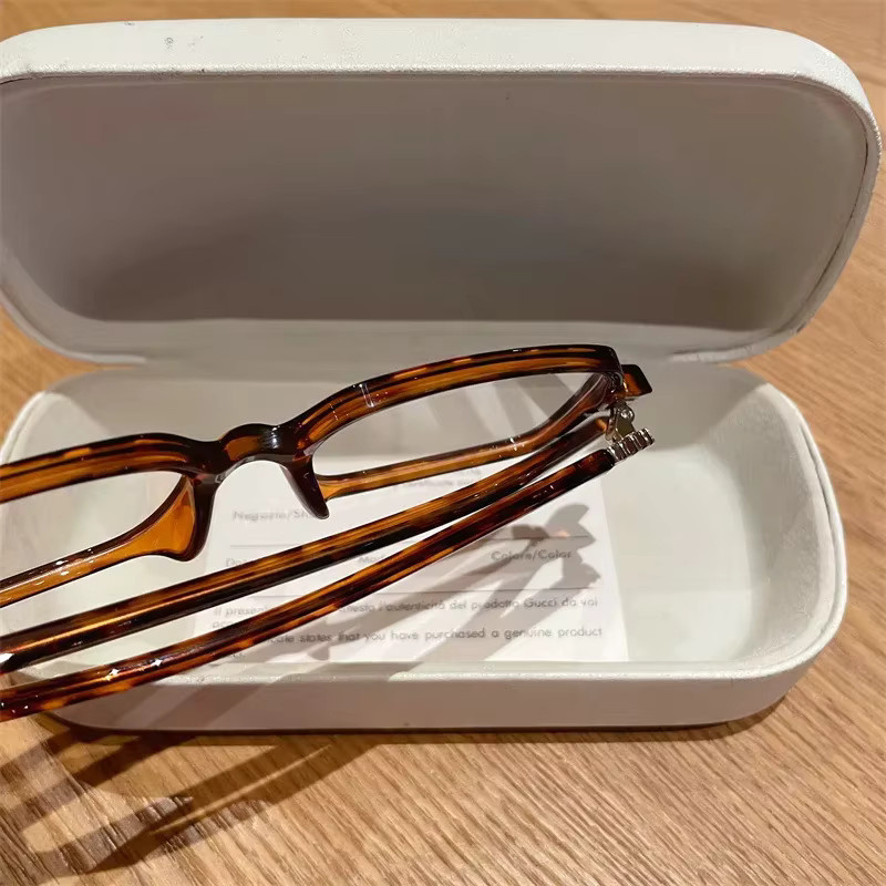 Quadratische Korrektionsbrille, Vollrand, Unisex, braun - Bild 3