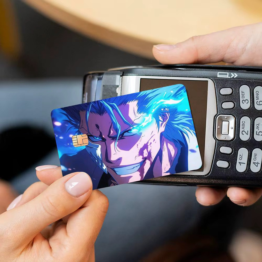 Wasserfester Anime Bleach PVC Aufkleber für Debit- und Kreditkarten in Multicolour mit mattem Film-Finish - Bild 3