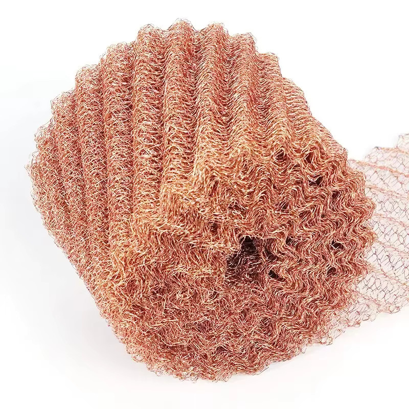 YOHOYAMA 4-Draht-Kupfergewebe-Filter aus Messing in Braun für die Destillation, Breite: 10 cm, Durchmesser: 0,15 m - Bild 1