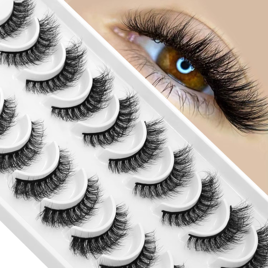 Lasvirey Künstliche Wimpern, 5D, Volumen, Unisex - Bild 2
