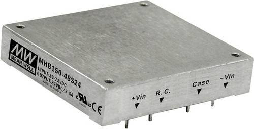 Mean Well MHB150-48S12 DC/DC-Wandler 150W in Silber mit 1 Ausgang - Bild 1