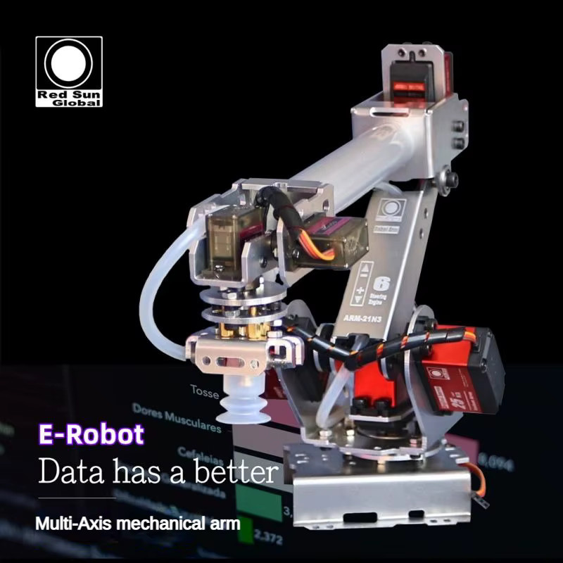 YoufangSmart 6 DOF Roboterarm Industrieller Roboterarm, Metall, Grau - Bild 2