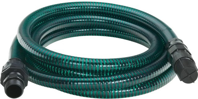Saugschlauch-Set aus Kunststoff in Grün, Durchmesser: 25 mm, Länge: 4 m - Bild 1