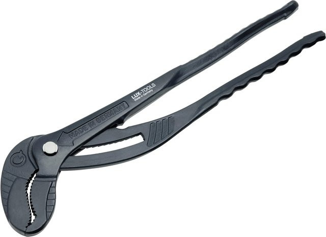 LUX-TOOLS Professional Rohrzange in Anthrazit und Schwarz, Länge: 400 mm - Bild 1