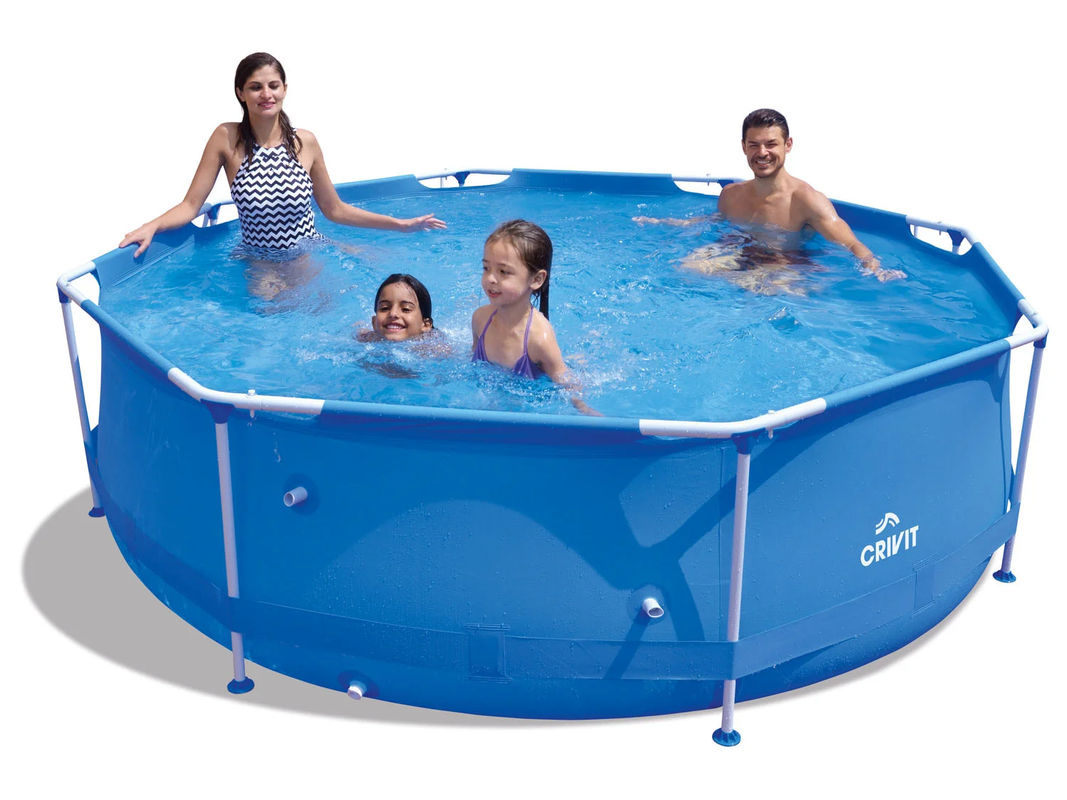 CRIVIT Metal-Frame-Pool mit Filterpumpe, Durchmesser: 300 cm, Höhe: 76 cm - Bild 3