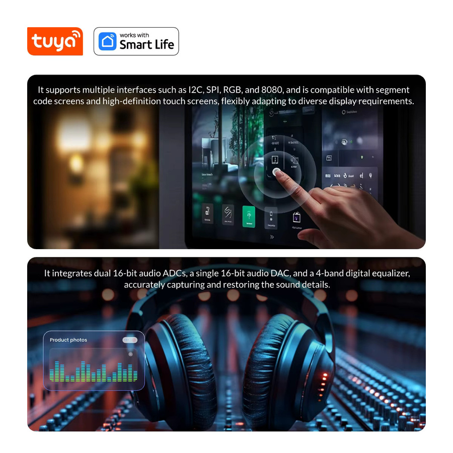 Tuya T5AI Dev Board AI Toy Maker Kit in Schwarz mit Stimme, Bildschirm und Dual-Modus sowie Open-Source-SDK - Bild 1