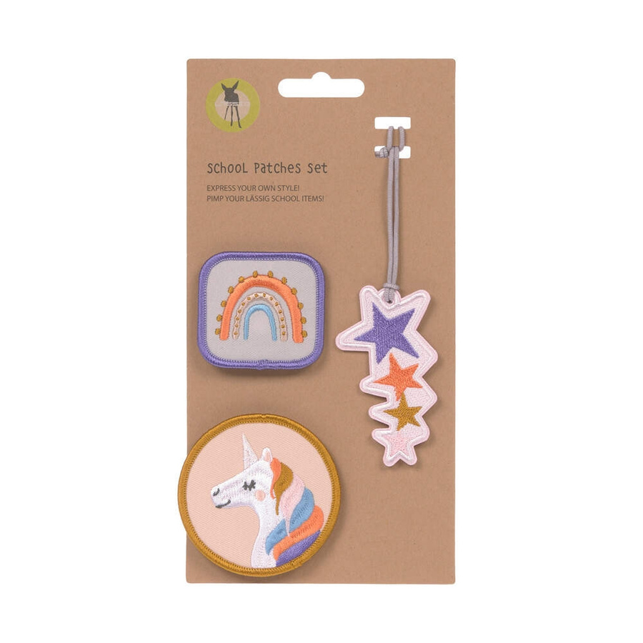 Lässig Patches und Anhänger 3er Set, Einhorn, Kinder - Bild 1