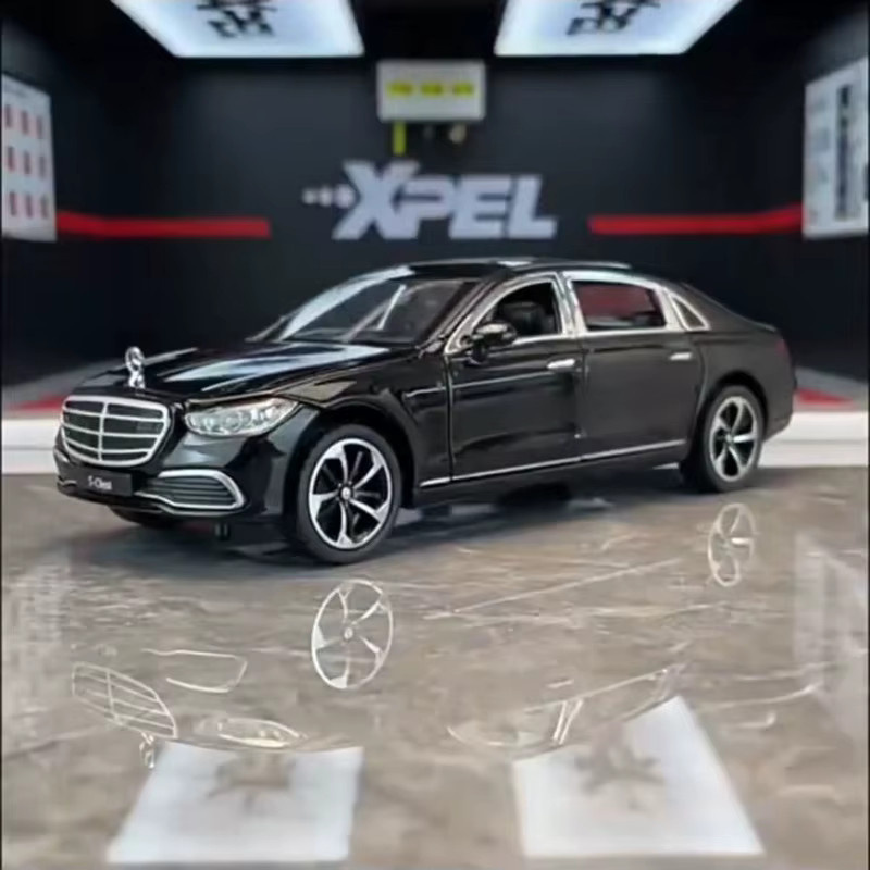 WELLY Mercedes S400L Modellauto, 1:24, Metall, mit Licht und Sound - Bild 1