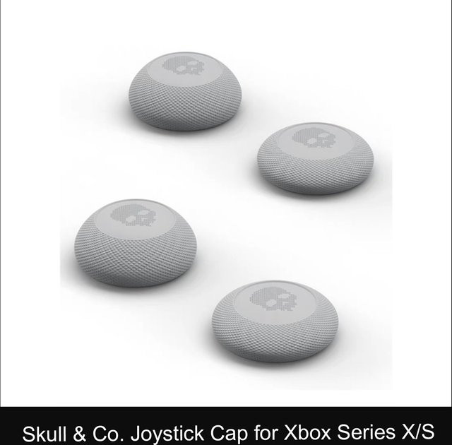 Skull & Co. Convex Joystick Cap Daumengriff-Set für Xbox Series X/S und Xbox One, Grau - Bild 1