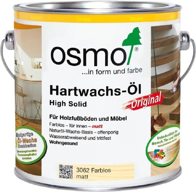 Osmo Hartwachs Öl Original Farblos 2,5 l - Bild 1
