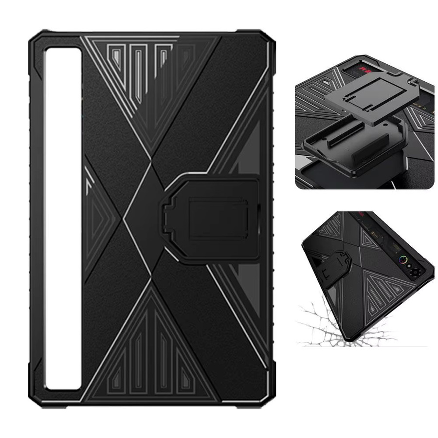Nubia Red Magic 3 PRO Shockpro Schutzhülle mit Halterung in Schwarz - Bild 2