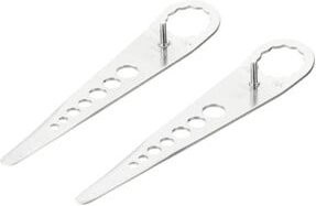 Fein Hobby-Schneidmesser in gerader Form, Farbe Silber, Gesamtlänge: 14,5 cm, Schneidenlänge: 3,5 cm - Bild 1