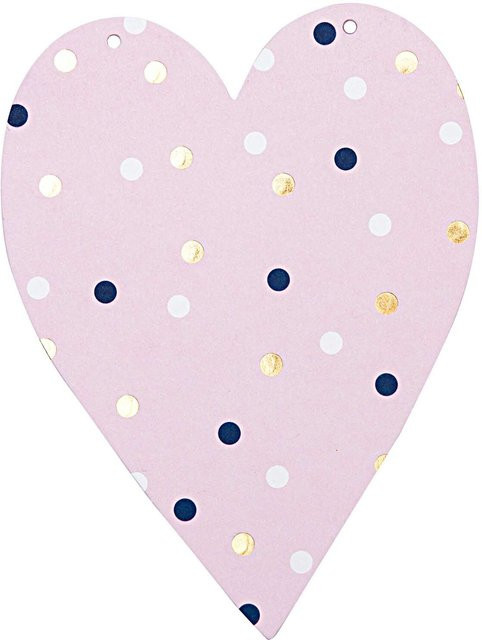 Rico Design Girlanden-Element Herz aus Papier, Höhe: 14 cm - Bild 1
