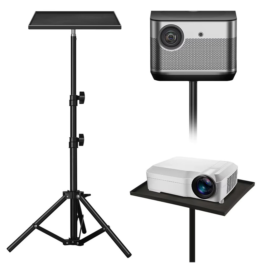 Shunmaii Projektor-Tablett in Schwarz mit 1/4-Zoll-Gewinde, höhenverstellbarer Stativhalterung und Standfuß - Bild 3