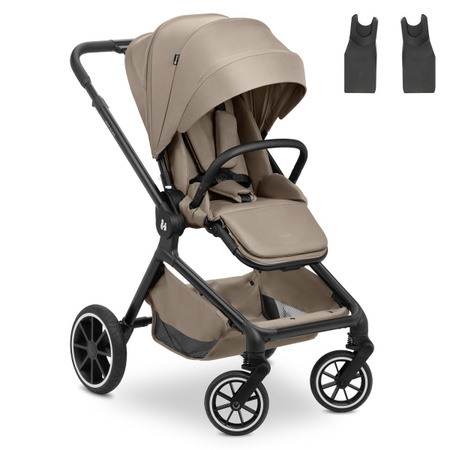 Hauck Buggy und Sportwagen Move N Care inkl. Adapter für Babyschale in Mocha/Braun