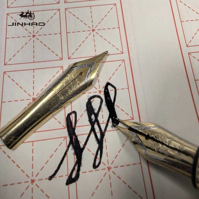 JINHAO Elastische Füllerspitze in Blau mit Blumenform und rundem Körper für X450 X750 100 9016 9056 - Bild 1