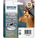 Epson T1306 XL Tintenpatronen Multipack Cyan, Magenta, Gelb Original C13T13064012 - Bild 2