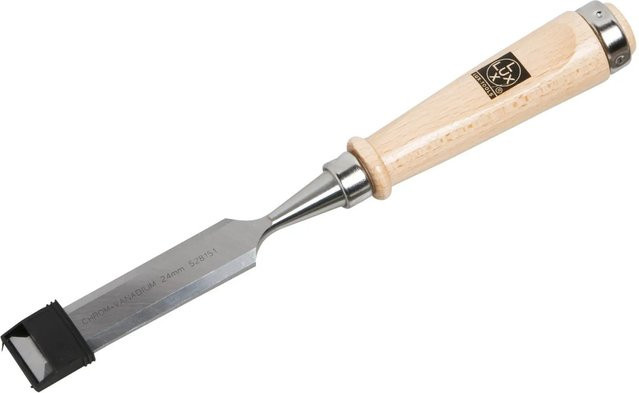 LUX-TOOLS Stechbeitel für Holz aus Edelstahl und Chrom-Vanadium, 24 mm - Bild 1