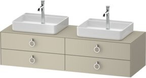 Duravit Waschtischunterschrank White Tulip in White, B/T: 160 x 55 cm - Bild 1
