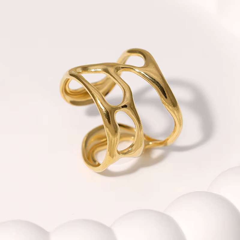 Yerik Offener Ring Edelstahl, Damen - Bild 1