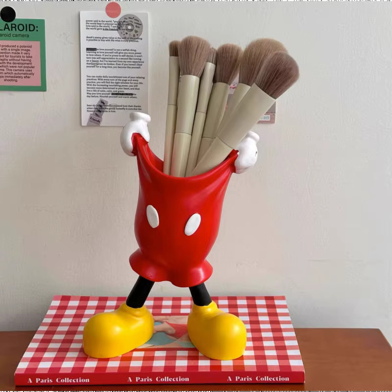 Hot MiQI Cartoon Stifthalter Schreibtisch-Organizer aus Kunststoff in Rot - Bild 2
