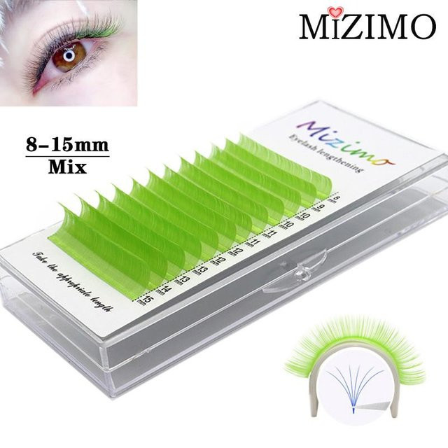 MIZIMO Künstliche Wimpern, Saphirfarben, 8–15 mm, Unisex - Bild 1