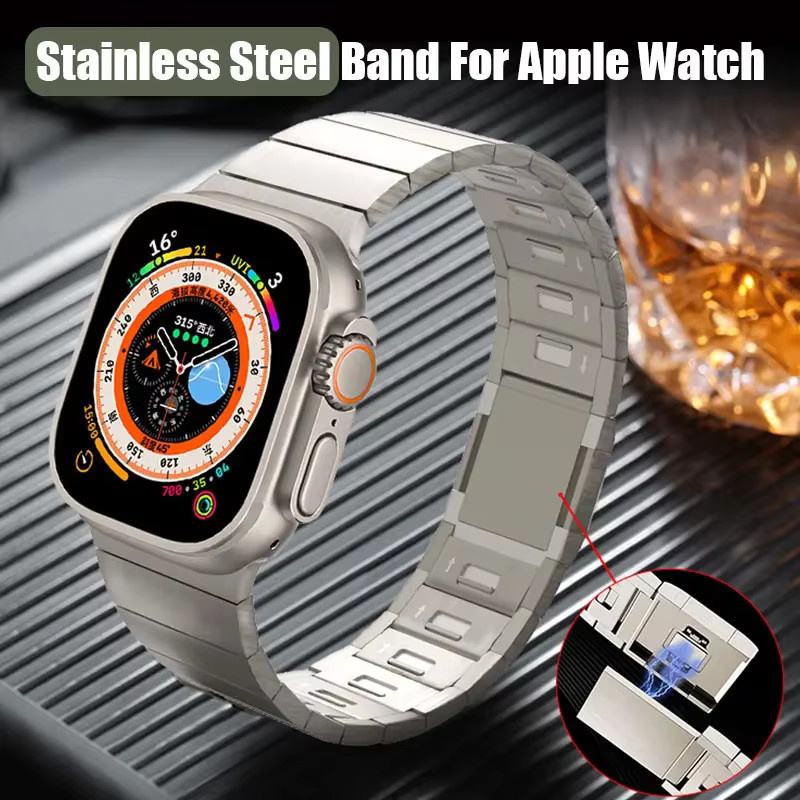 jansin Uhrenarmband Edelstahl, Silber, Unisex - Bild 3