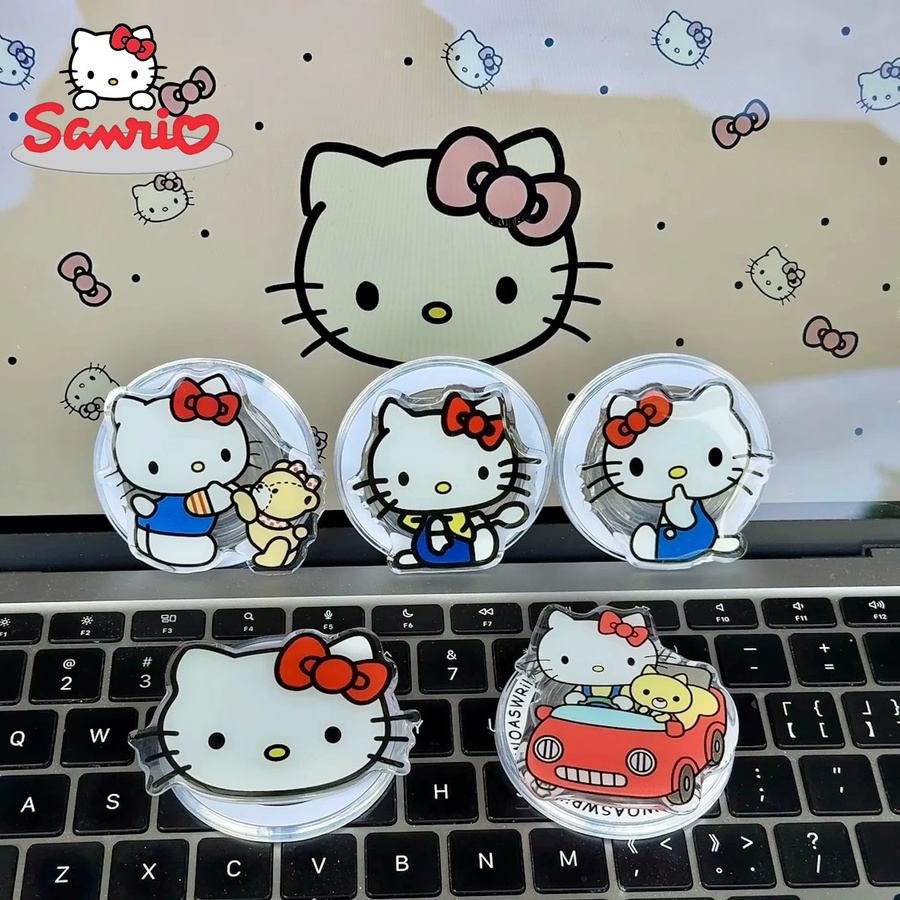 Sanrio Hello Kitty und Kuromi Acryl-Magnet-Handyhalter für MagSafe-Hüllen, niedlicher Phone GripTok - Bild 2