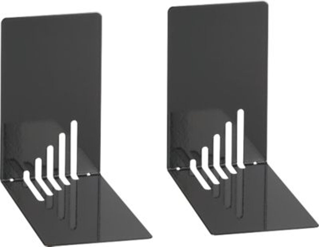 MAUL Design Buchstützen aus Metall in Schwarz, geometrische L-Form für minimalistische Dekoration - Bild 2