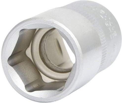 KS Tools 1/2" CLASSIC Sechskant-Stecknuss aus Chrom-Vanadium in Silber, 17mm - Bild 1