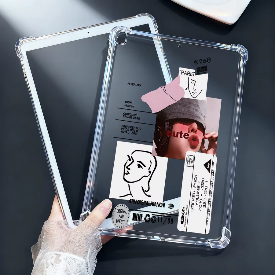 Transparente Silikon Schutzhülle für Samsung Galaxy Tab A11, A9 Plus, S10 FE, S6 Lite, S10 Lite, A8, S9 FE Plus, S7 FE und S8 Plus - Bild 6