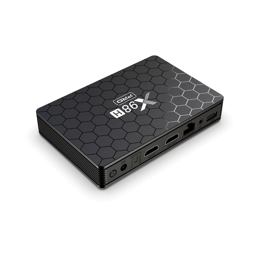 X96H PRO Android 12 TV-Box Media Streamer mit 4GB RAM und 64GB Speicher, Wifi6, Schwarz - Bild 3