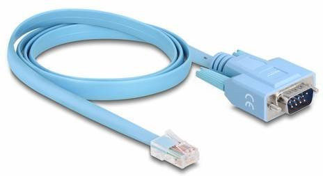 Delock 63353 RJ45 auf VGA Adapter in Blau mit 1,00 m Kabellänge - Bild 1
