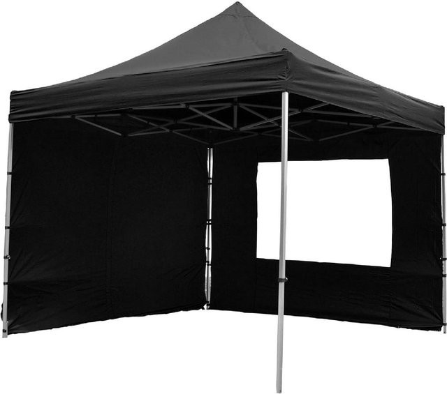 VCM PROFI Pavillon als Partyzelt und Gartenzelt mit wasserabweisender PE-Plane, B/T/H: 300 x 300 x 300 cm - Bild 1