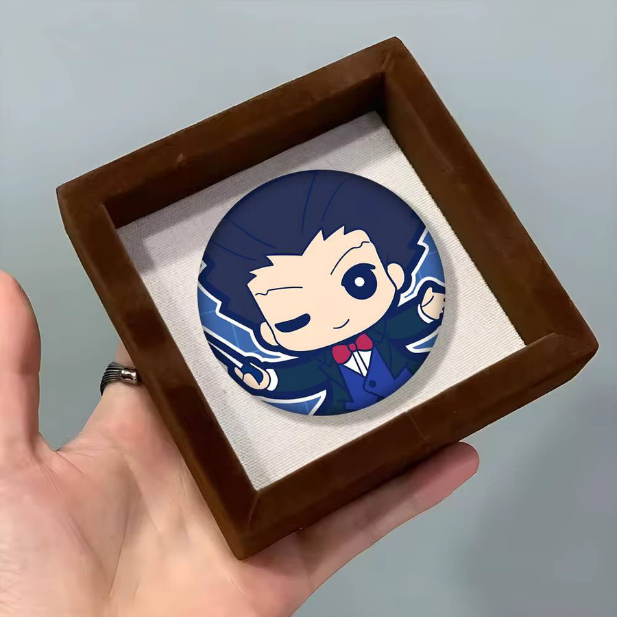 Ace Attorney Brosche, Emaille-Pin, rund - Bild 6