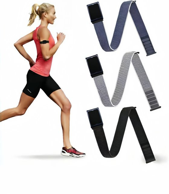 Amazfit Uhrenarmband Nylon, 22 mm, Schwarz, Unisex - Bild 1