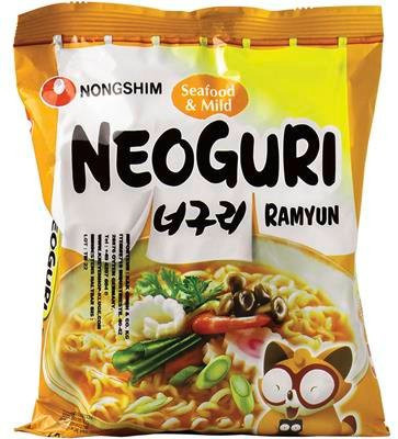 Nong Shim Neoguri Ramyun Meeresfrüchte Instant-Ramen-Suppe 120 g - Bild 1