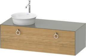 Duravit Waschtischunterschrank White Tulip in White, B: 130 cm, T: 55 cm, H: 40,8 cm - Bild 1