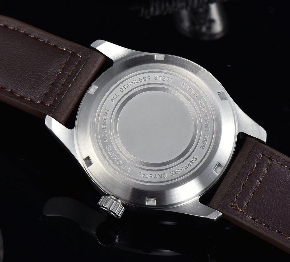 Tandorio Taucheruhr, Titan/Edelstahl, Automatik, 39 mm, Herren - Bild 3