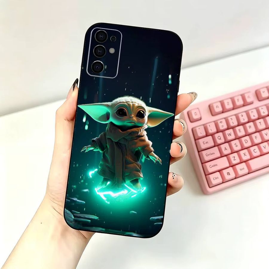 Baby Y-Yoda Handyhülle für Samsung Galaxy S26 S25 S24 S22 S21 S20 S10 S9 S8 S7 S6 Ultra Plus FE Lite in Schwarz - Bild 2