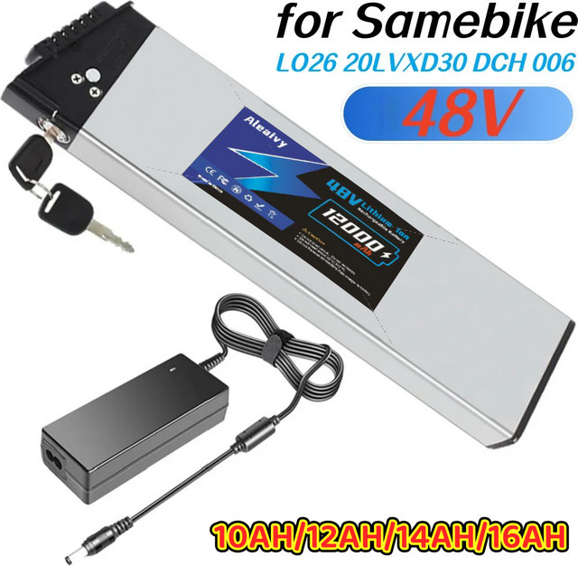 Aleaivy Ersatzakku für LAFLY X3, JINGHMA R7, R5, LO26, 20LVXD und Fiido M1, 48V - Bild 1