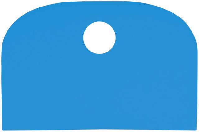Schneider Teigschaber Schlesinger in Blau, Länge: 14,8 cm, Breite: 9,9 cm - Bild 1