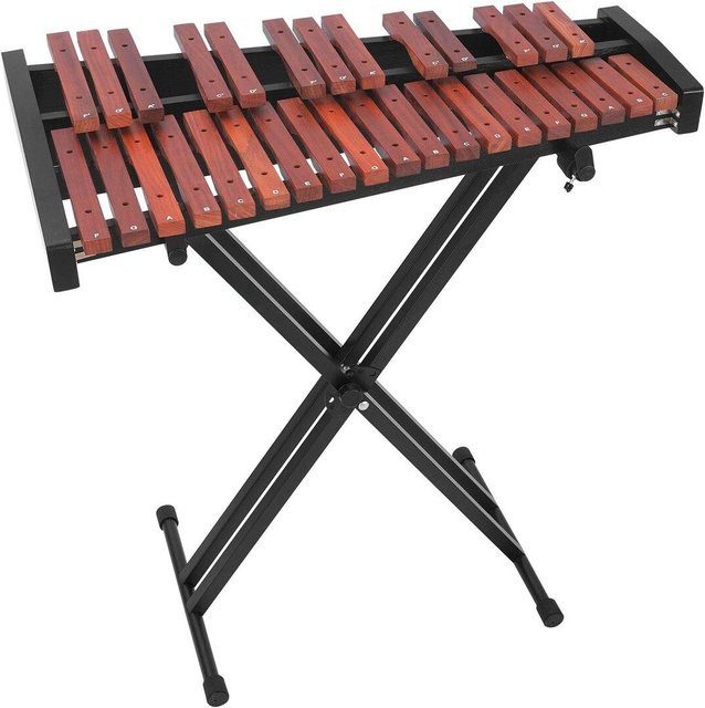 Buying Solutions MB Glockenspiel Xylophon, 32 Töne, mit Ständer, 4 Schlägeln, Tragetasche - Bild 1