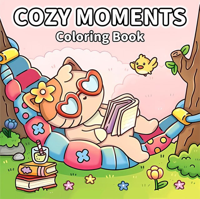 COZY MOMENTS Malbuch für Erwachsene und Jugendliche mit einfachen und eleganten Mustern zur Entspannung in Multicolour - Bild 1