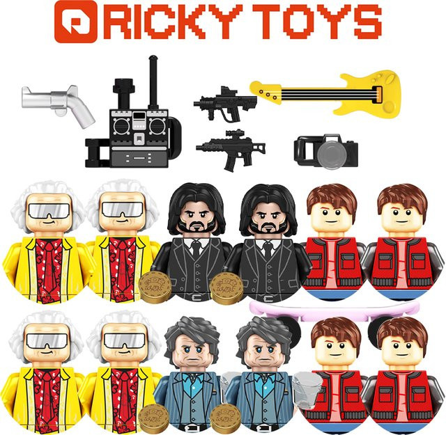Hot Toys John Wick Zurück in die Zukunft, Minifiguren, DIY Mini Actionfiguren - Bild 1