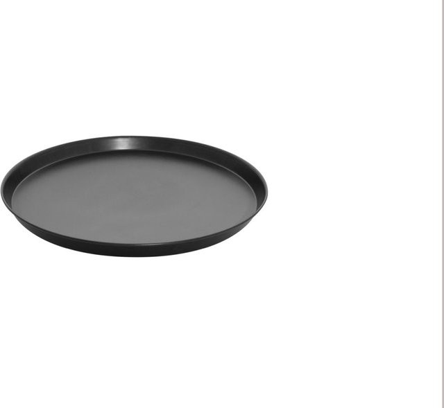Schneider Pizzablech rund aus Stahl, Schwarz, Durchmesser: 28 cm, Höhe: 2,5 cm - Bild 1