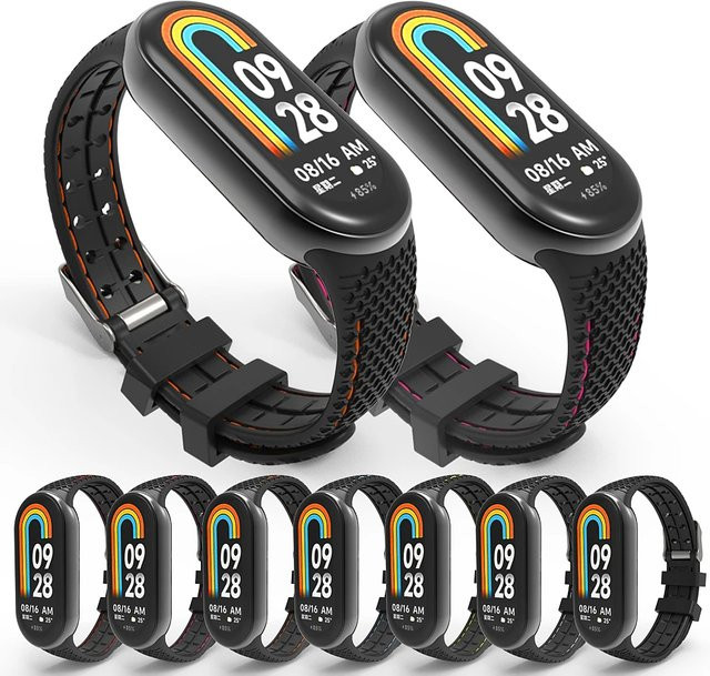 Xiaomi Uhrenarmband Silikon, Schwarz, Unisex - Bild 1