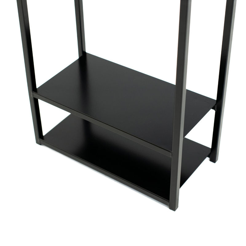 Westmann Kaminholzregal Porthos aus Stahl in Schwarz, Tiefe: 20 cm, Breite: 40 cm, Höhe: 120 cm - Bild 3