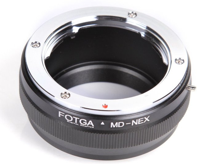 MD-NEX Adapterring von tomfoto für Minolta MC/MD-Objektive auf Sony E-Mount, Schwarz - Bild 1